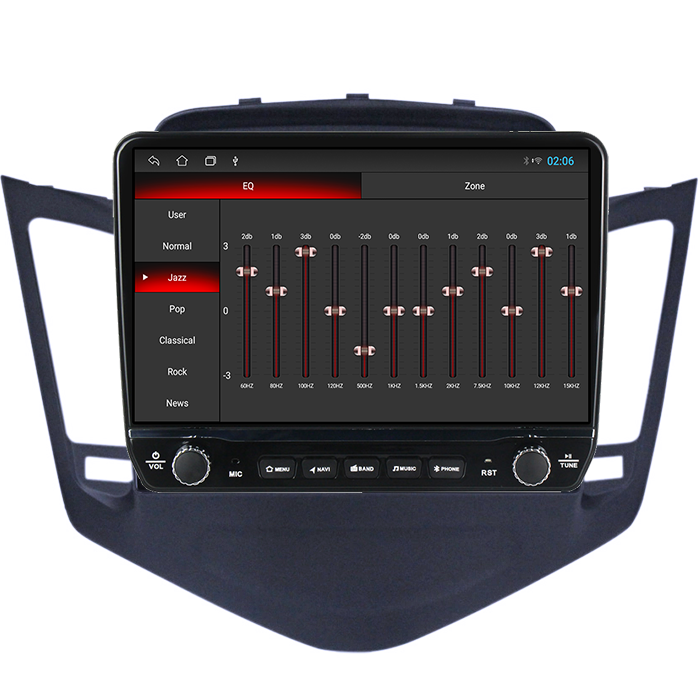 Navigatie dedicata Chevrolet Cruze 2009-2014 Tesla cu butoane rotative model 2024, 4GB RAM 64GB ROM, Procesor Quadcore, Android 14, Display QLED 10", DSP, Carplay&Android Auto [2]