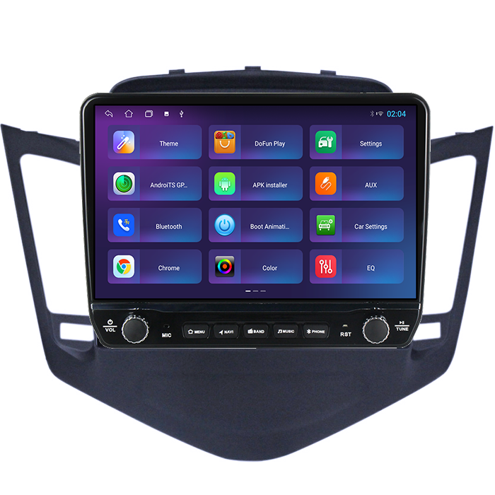 Navigatie dedicata Chevrolet Cruze 2009-2014 Tesla cu butoane rotative model 2024, 4GB RAM 64GB ROM, Procesor Quadcore, Android 14, Display QLED 10", DSP, Carplay&Android Auto [4]