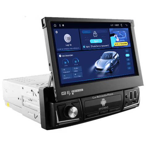 Navigatie dedicata Dacia, 4GB RAM 64GB ROM, Octacore, Auto 1DIN Retractabil Manual, Display 7 Inch, Android 14, CarPlay, Suport Camera AHD [4]