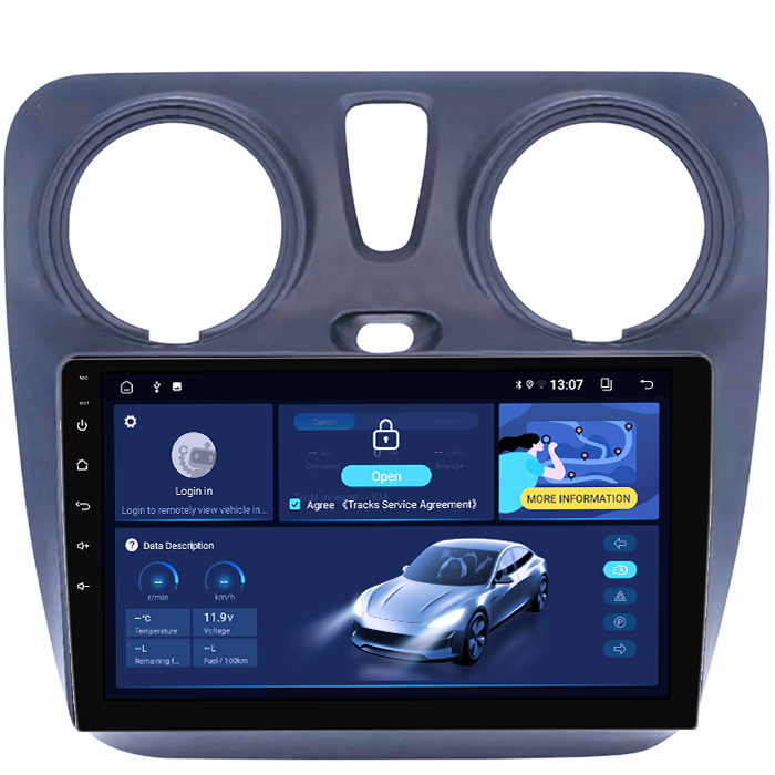 Navigatie dedicata Dacia Dokker 2012, 8GB RAM 128GB ROM, Octacore, Platforma TS18, Android 13, Display QLED 9”, Suporta camera 360º, DSP, Carplay&Android Auto, SIM 4G, Ventilator Activ [2]