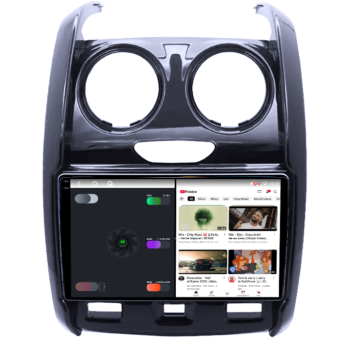 Navigatie dedicata Dacia Duster 2015, 4GB RAM 64GB ROM, Procesor Qualcomm Octacore, Android 14, Rezolutie 2K, Display QLED 9", DSP, Carplay&Android Auto, SIM 4G [3]