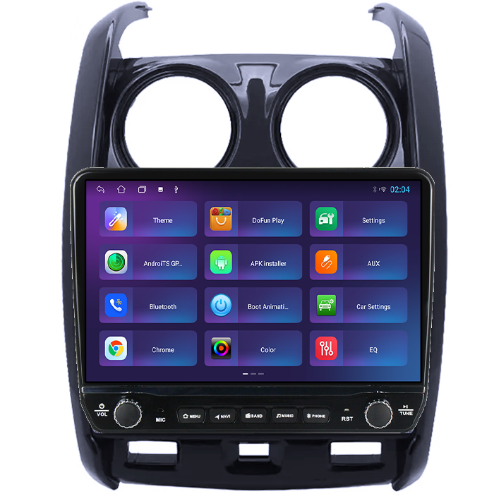Navigatie dedicata Dacia Duster 2015 Tesla cu butoane rotative model 2024, 4GB RAM 64GB ROM, Procesor Quadcore, Android 14, Display QLED 10", DSP, Carplay&Android Auto [3]