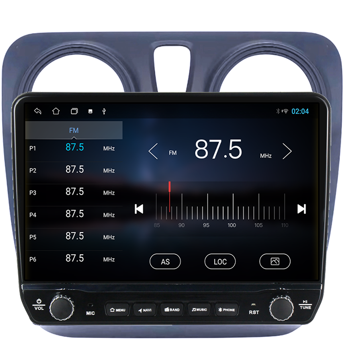 Navigatie dedicata Dokker 2012+, Lodgy (2012-) Tesla cu butoane rotative model 2024, 4GB RAM 64GB ROM, Procesor Quadcore, Android 14, Display QLED 10", DSP, Carplay&Android Auto [2]