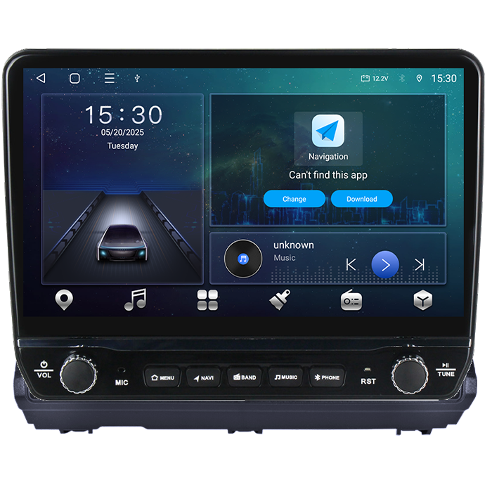 Navigatie dedicata Dacia Logan 3 2021-2023 Tesla cu butoane rotative model 2024, 4GB RAM 64GB ROM, Procesor Quadcore, Android 14, Display QLED 10", DSP, Carplay&Android Auto [5]