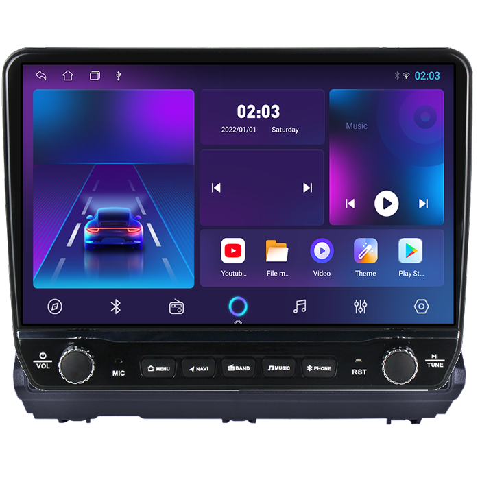 Navigatie dedicata Dacia Logan 3 2021-2023 Tesla cu butoane rotative model 2024, 4GB RAM 64GB ROM, Procesor Quadcore, Android 14, Display QLED 10", DSP, Carplay&Android Auto [4]