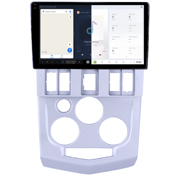 Navigatie dedicata Renault&Dacia 2004-2009 DUDU3, 4GB RAM 64GB ROM, Octacore, Platforma 8581, Android, Display QLED 9", DSP, Carplay&AndroidAuto [2]