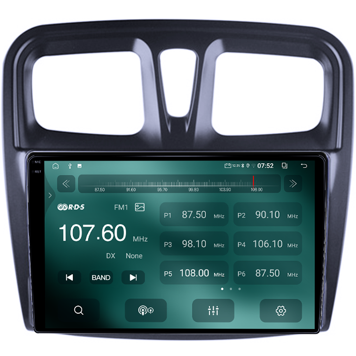 Navigatie dedicata Dacia Logan 2 2012-2019, 4GB RAM 64GB ROM, Quadcore, Android 14, Display QLED 1K 10", DSP, Carplay&Android Auto, Suport camere AHD [3]