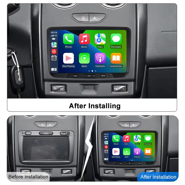 Navigatie dedicata Dacia, 1GB RAM 16GB Stocare, Android 12, Display QLED, 8", DSP, Internet, Youtube , Waze , WIFI, USB [2]