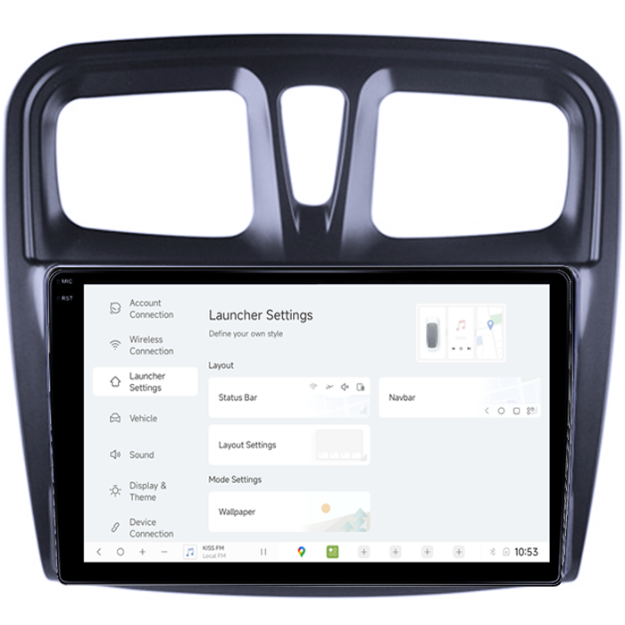 Navigatie dedicata Dacia Logan 2012-2020 DUDU3, 4GB RAM 64GB ROM, Octacore, Platforma 8581, Android, Display QLED 9", DSP, Carplay&AndroidAuto P [5]
