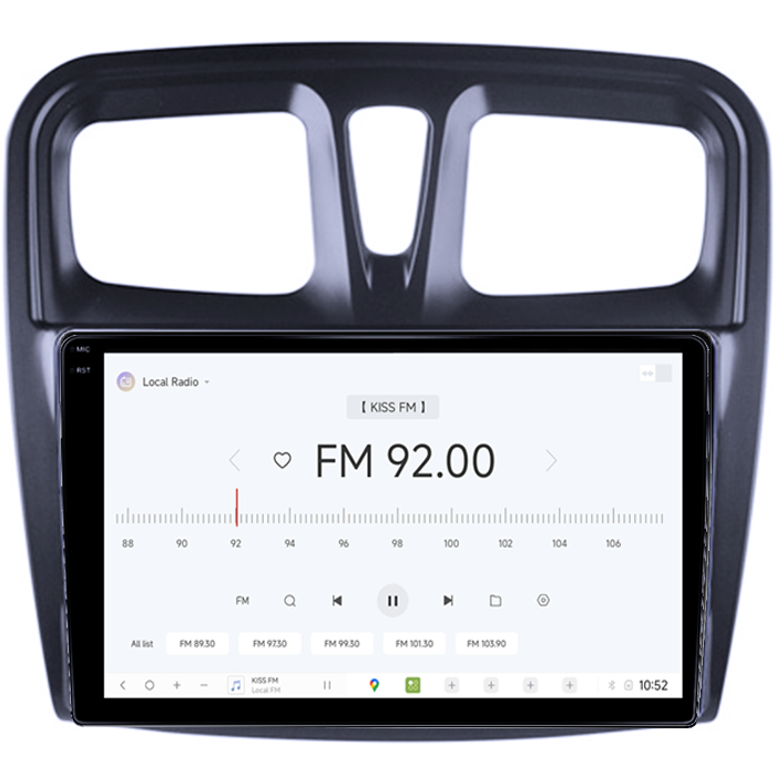 Navigatie dedicata Dacia Logan 2012-2020 DUDU3, 4GB RAM 64GB ROM, Octacore, Platforma 8581, Android, Display QLED 9", DSP, Carplay&AndroidAuto P [4]