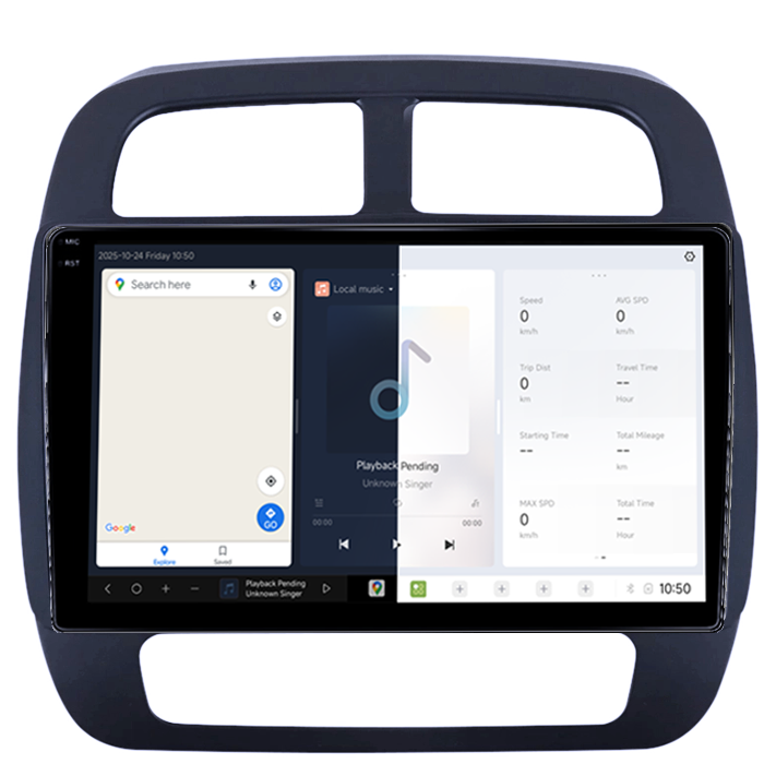 Navigatie dedicata Dacia Spring dupa 2021 DUDU3, 4GB RAM 64GB ROM, Octacore, Platforma 8581, Android, Display QLED 10", DSP, Carplay&AndroidAuto [2]