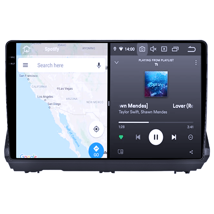 Navigatie dedicata Dacia Logan 3 2021-2023, 4GB RAM 64GB ROM, Octacore, Android 14, Display QLED 1K 9", Carplay&Android Auto, SIM 4G, Ventilator Activ [2]