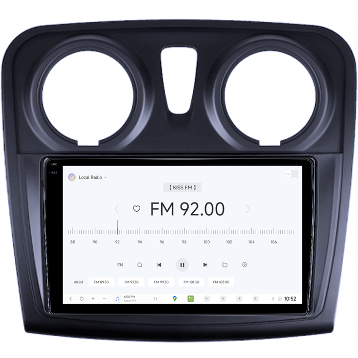 Navigatie dedicata Dacia Logan 2012-2020 DUDU3, 4GB RAM 64GB ROM, Octacore, Platforma 8581, Android, Display QLED 9", DSP, Carplay&AndroidAuto [4]