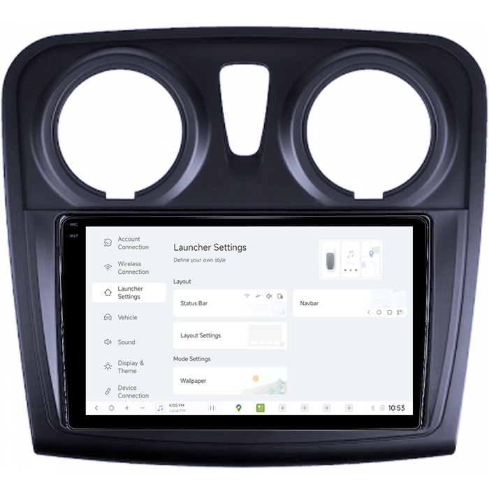 Navigatie dedicata Dacia Logan 2012-2020 DUDU3, 4GB RAM 64GB ROM, Octacore, Platforma 8581, Android, Display QLED 9", DSP, Carplay&AndroidAuto [5]