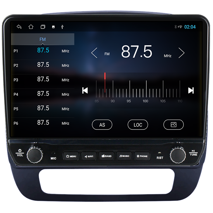 Navigatie dedicata Dacia Spring 2021 Tesla cu butoane rotative model 2024, 4GB RAM 64GB ROM, Procesor Quadcore, Android 14, Display QLED 10", DSP, Carplay&Android Auto [4]