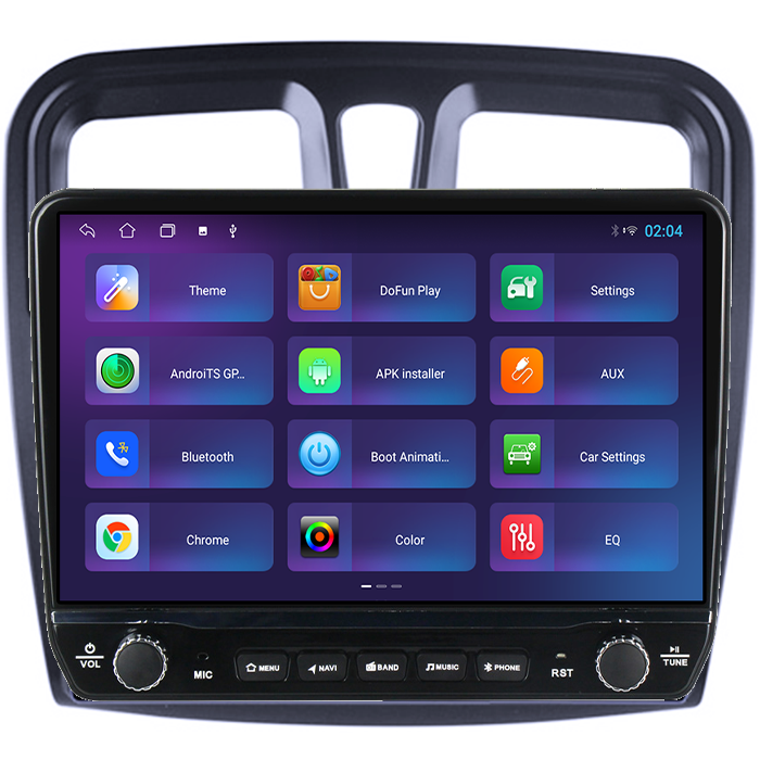 Navigatie dedicata Dacia Sandero (2012-) Tesla cu butoane rotative model 2024, 4GB RAM 64GB ROM, Procesor Quadcore, Android 14, Display QLED 10", DSP, Carplay&Android Auto [3]