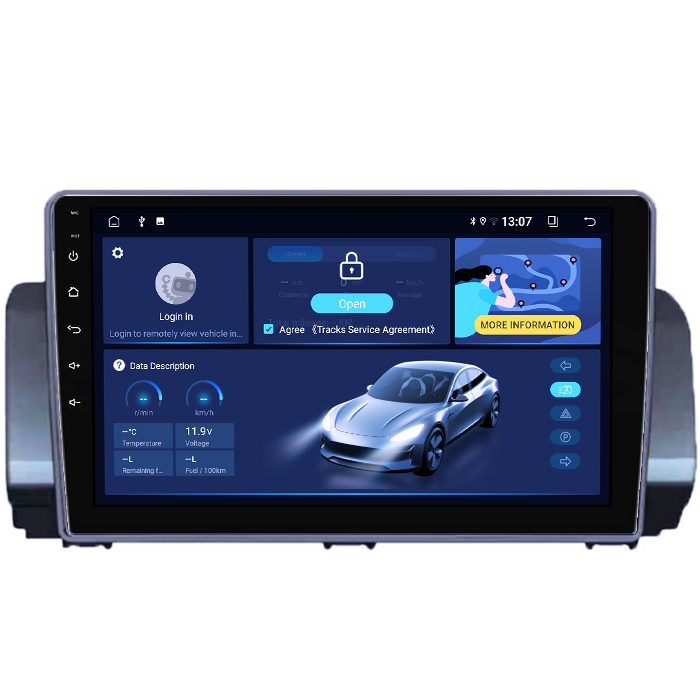 Navigatie dedicata Dacia Sandero&Jogger 2021, 8GB RAM 128GB ROM, Octacore, Platforma TS18, Android 13, Display QLED 9”, Suporta camera 360º, DSP, Carplay&Android Auto, SIM 4G, Ventilator Activ [2]