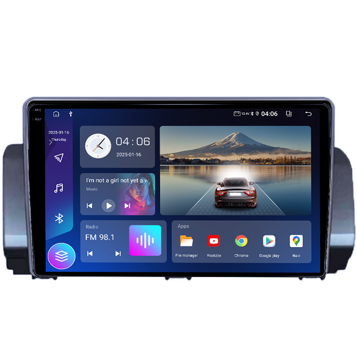 Navigatie dedicata Dacia Sandero&Jogger 2021, 4GB RAM 64GB ROM, Quadcore, Android 14, Display QLED 1K 9", DSP, Carplay&Android Auto, Suport camere AHD [5]