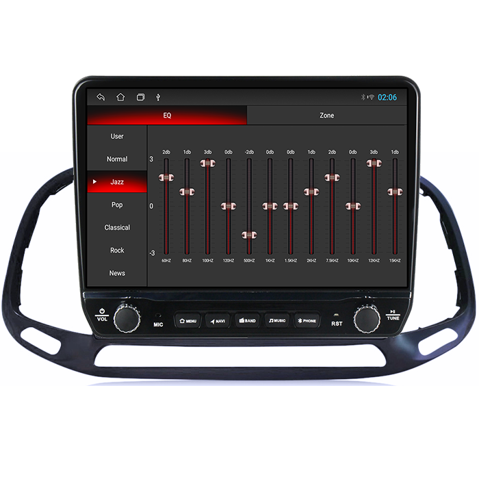 Navigatie dedicata Doblo 2015-2019 Tesla cu butoane rotative model 2024, 4GB RAM 64GB ROM, Procesor Quadcore, Android 14, Display QLED 10", DSP, Carplay&Android Auto [2]