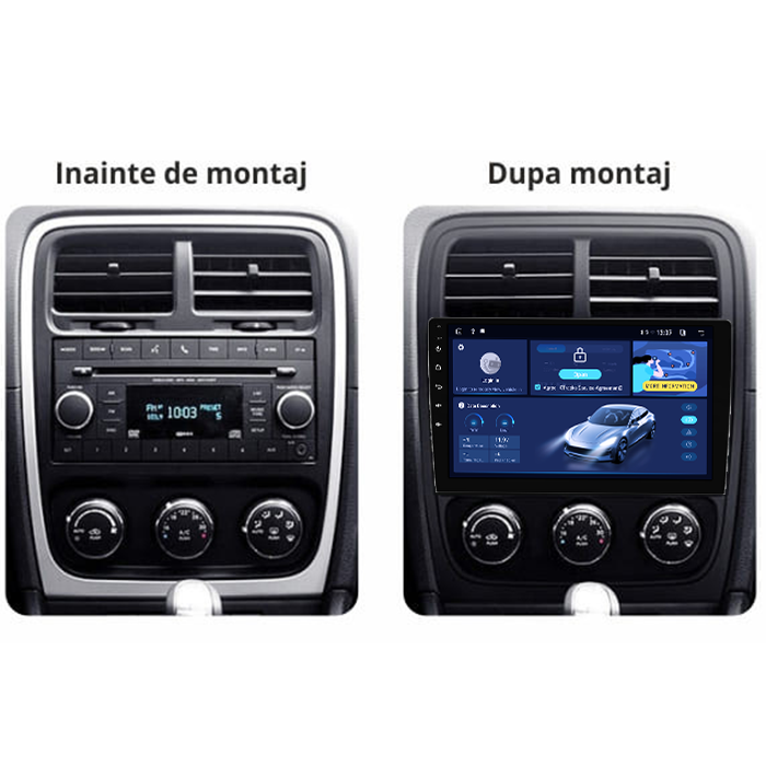 Navigatie dedicata Dodge Caliber 2009-2014, 12GB RAM 256GB ROM, Android 14, Rezolutie 2K, Display QLED, 9", DSP, Carplay, Android Auto, Internet, Youtube, Waze, Wi Fi, USB [5]