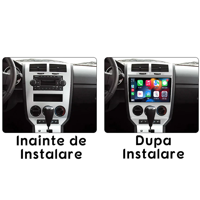 Navigatie dedicata Dodge Caliber 2007-2014, 8GB RAM 128GB ROM, Octacore, Platforma 7862, Android 14, Display 2K QLED 9", Suporta camera 360", DSP, Carp [2]