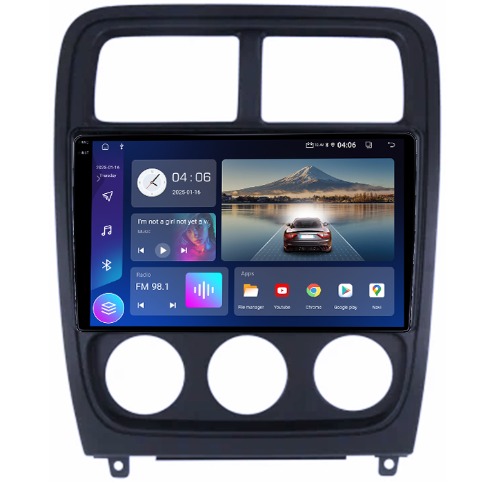 Navigatie dedicata Dodge Caliber 2009-2014, 8GB RAM 128GB ROM, Octacore, Platforma TS18, Android 14, Display QLED 9", Suporta camera 360", DSP, Carplay&AndroidAuto [2]