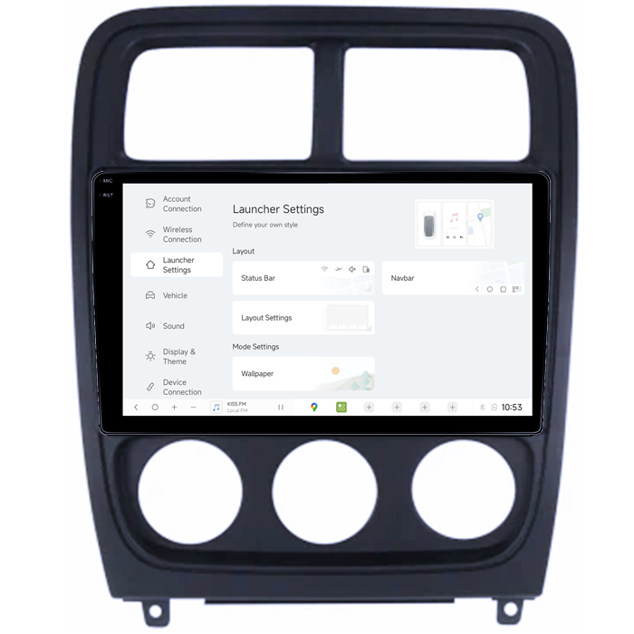 Navigatie dedicata Dodge Caliber 2009-2014 DUDU3, 4GB RAM 64GB ROM, Octacore, Platforma 8581, Android, Display QLED 10", DSP, Carplay&AndroidAuto [5]