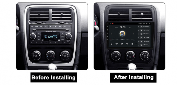 Navigatie dedicata Dodge Caliber 2009-2013, 4GB RAM 64GB ROM, Octacore, Android 13, Display QLED 9", DSP, Carplay, Android Auto, Internet, Youtube, Waze, WIFI, Bluetooth [5]