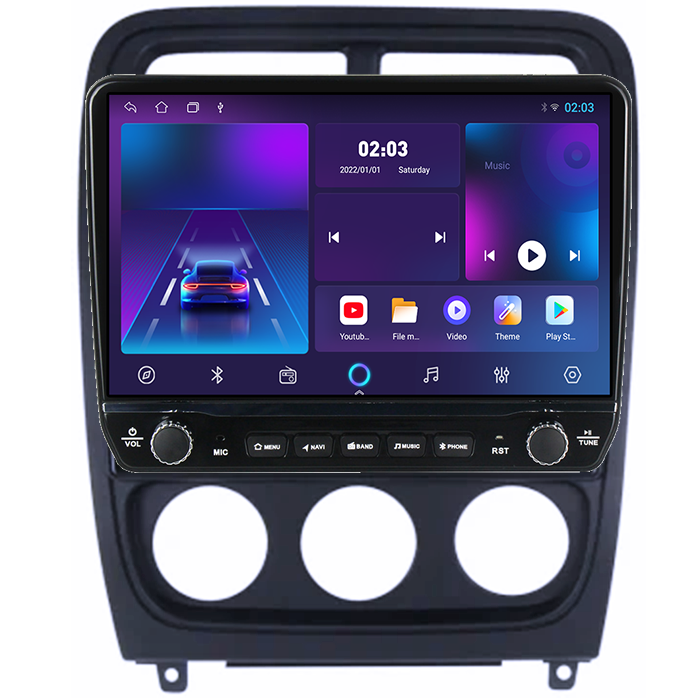 Navigatie dedicata Dodge caliber 2009-2013 Tesla cu butoane rotative model 2024, 4GB RAM 64GB ROM, Procesor Quadcore, Android 14, Display QLED 10", DSP, Carplay&Android Auto [9]