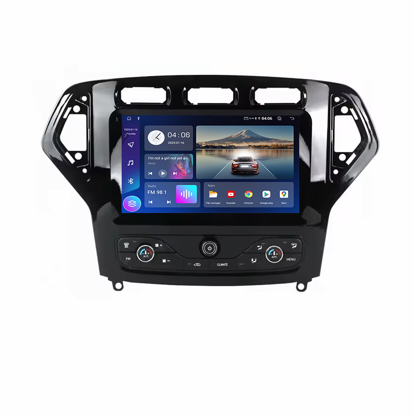 Navigatie dedicata Ford Mondeo 2007-2010 Butoane Sus, 4GB RAM 64GB ROM, Octacore, Android, Display QLED 9", DSP, Carplay&Android Auto, SIM 4G, Ventilator Activ [3]