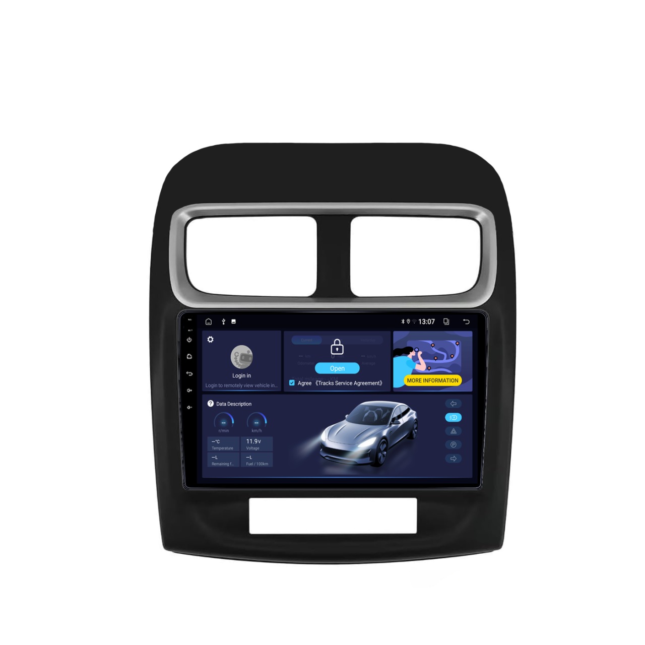 Navigatie dedicata Dodge Avenger 2011-2014, 4GB RAM 32GB ROM, Octacore, Android 14, Display QLED  9", DSP, Carplay&Android Auto, SIM 4G, Bluetooth, Ventilator Activ [2]