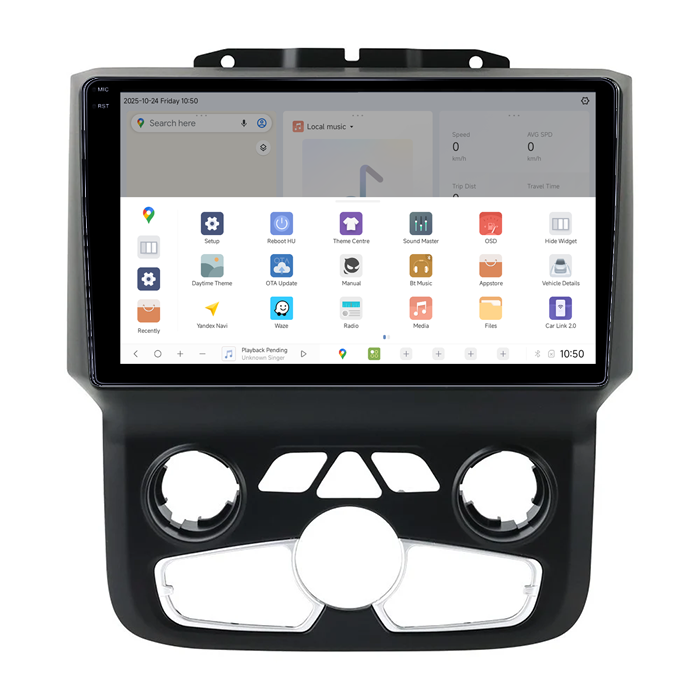 Navigatie dedicata Dodge Ram 2013-2019 Clima DUDU3, 4GB RAM 64GB ROM, Octacore, Platforma 8581, Android, Display QLED 9", DSP, Carplay&AndroidAuto [3]
