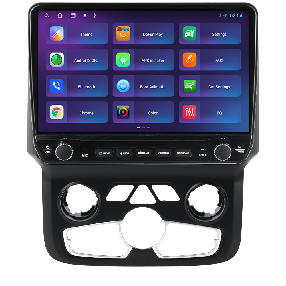 Navigatie dedicata Dodge Ram 2013-2019 Clima Tesla Cu Butoane Rotative Model 2024, 4GB RAM 64GB ROM, Procesor Quadcore, Android 14, Display QLED 10", DSP, Carplay&AndroidAuto [3]