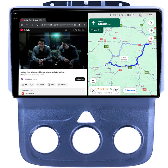 Navigatie dedicata Dodge RAM 2018, 4GB RAM 64GB ROM, Quadcore, Android 14, Display QLED 1K 10", DSP, Carplay&Android Auto, Suport camere AHD [4]