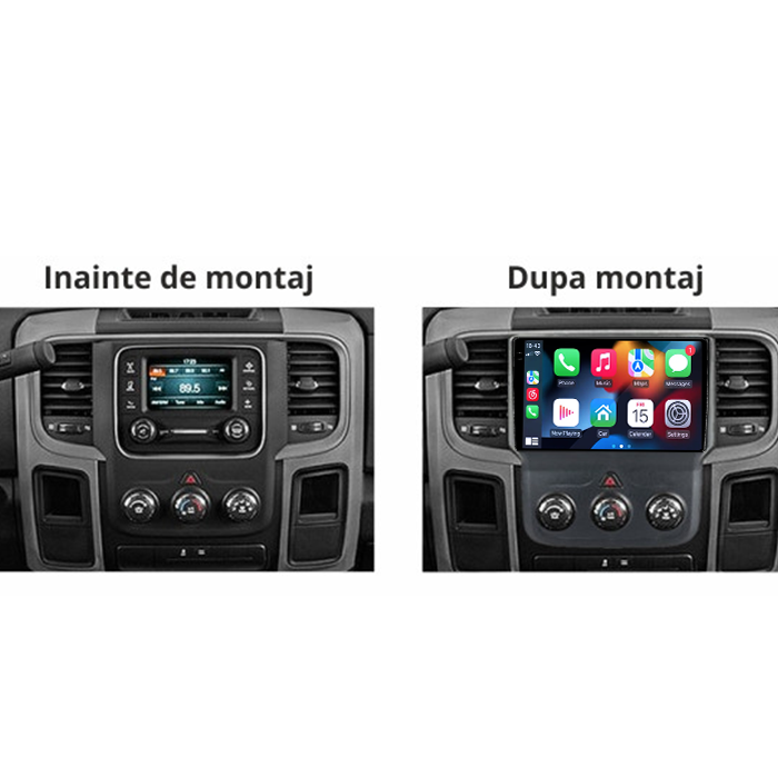 Navigatie dedicata Dodge RAM 2018, 4GB RAM 64GB ROM, Procesor Qualcomm Octacore, Android 14, Rezolutie 2K, Display QLED 10", DSP, Carplay&Android Auto, SIM 4G [7]