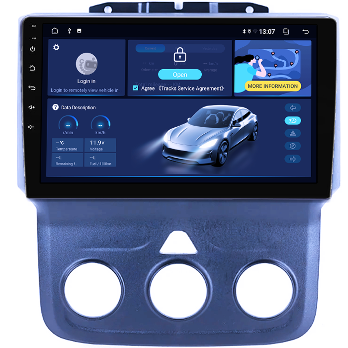 Navigatie dedicata Dodge RAM 2018, 8GB RAM 128GB ROM, Octacore, Platforma TS18, Android 13, Display QLED 9”, Suporta camera 360º, DSP, Carplay&Android Auto, SIM 4G, Ventilator Activ [3]