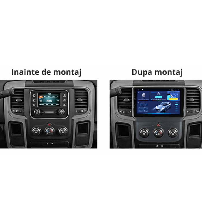 Navigatie dedicata Dodge RAM 2018, 8GB RAM 128GB ROM, Octacore, Platforma TS18, Android 13, Display QLED 9”, Suporta camera 360º, DSP, Carplay&Android Auto, SIM 4G, Ventilator Activ [2]