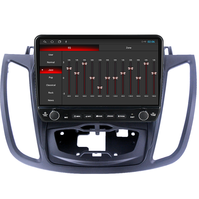 Navigatie dedicata Ford Kuga 2 Escape 3 2012-2019 Tesla cu butoane rotative model 2024, 4GB RAM 64GB ROM, Procesor Quadcore, Android 14, Display QLED 10", DSP, Carplay&Android Auto [2]