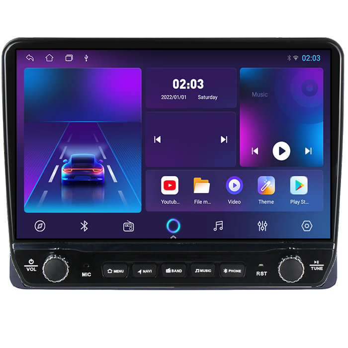 Navigatie dedicata Dacia Duster 2018-2022 Tesla cu butoane rotative model 2024, 4GB RAM 64GB ROM, Procesor Quadcore, Android 14, Display QLED 10", DSP, Carplay&Android Auto [4]