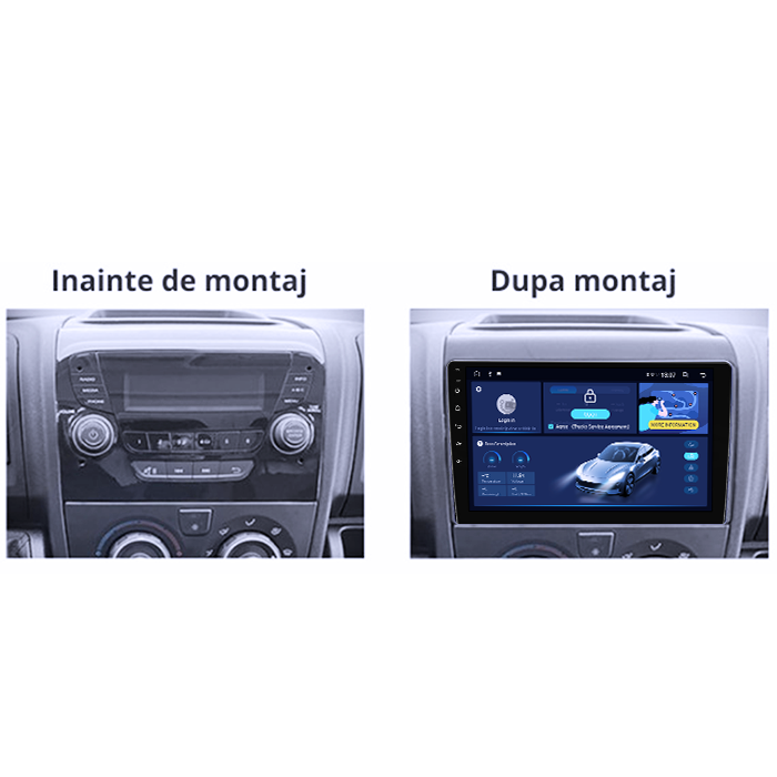 Navigatie dedicata Ducato 2020 High, 4GB RAM 32GB ROM, Octacore, Android 14, Display QLED  9", DSP, Carplay&Android Auto, SIM 4G, Bluetooth, Ventilator Activ [5]