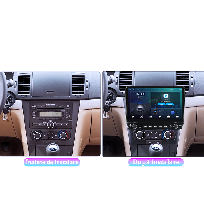 Navigatie dedicata Epica 2006-2012 Tesla cu butoane rotative model 2024, 4GB RAM 64GB ROM, Procesor Quadcore, Android 14, Display QLED 10", DSP, Carplay&Android Auto [2]