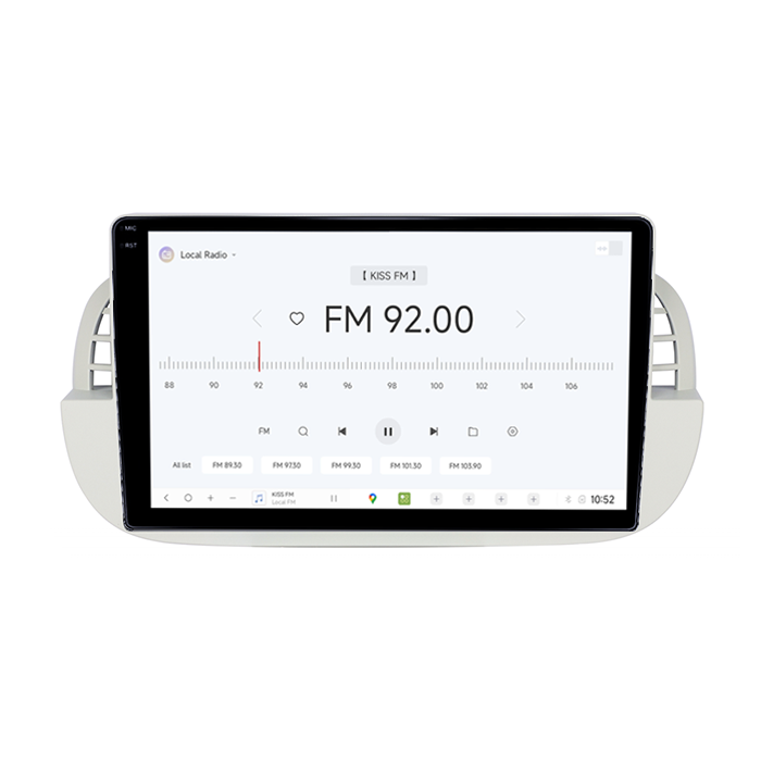 Navigatie dedicata Fiat 500 2007-2015 Beige DUDU3, 4GB RAM 64GB ROM, Octacore, Platforma 8581, Android, Display QLED 9", DSP, Carplay&AndroidAuto [4]