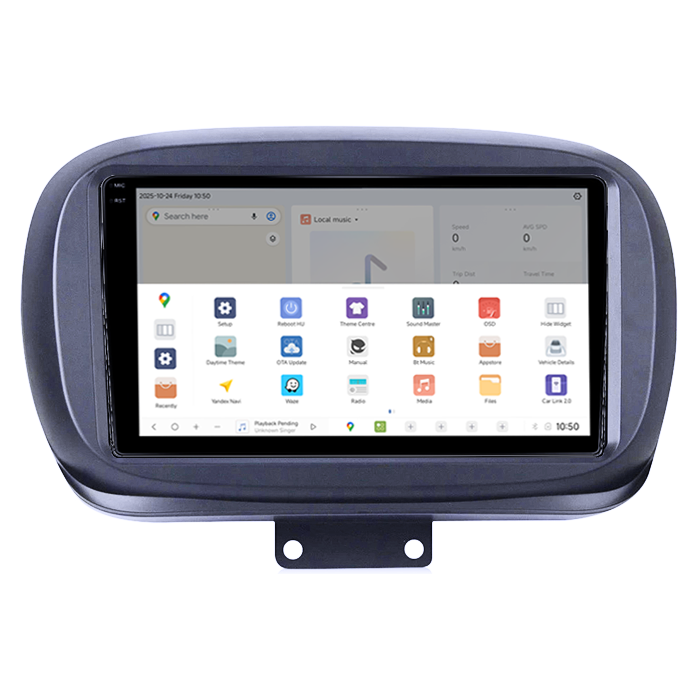 Navigatie dedicata Fiat 500X 2014-2019 DUDU3, 4GB RAM 64GB ROM, Octacore, Platforma 8581, Android, Display QLED 9", DSP, Carplay&AndroidAuto [3]