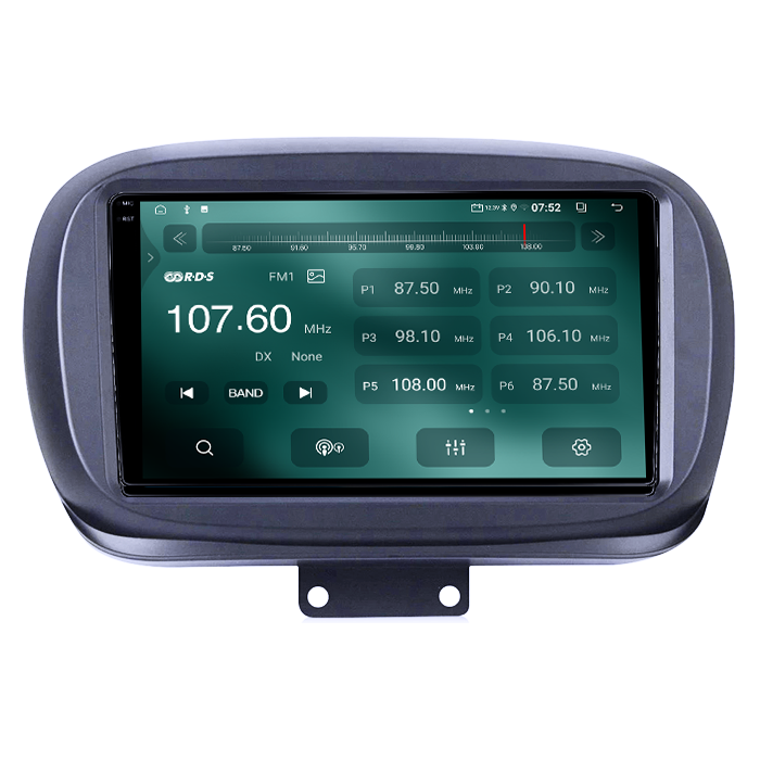 Navigatie dedicata Fiat 500X 2014-2020, 4GB RAM 64GB ROM, Procesor Qualcomm Octacore, Android 14, Rezolutie 2K, Display QLED 9", DSP, Carplay&Android Auto, SIM 4G [5]