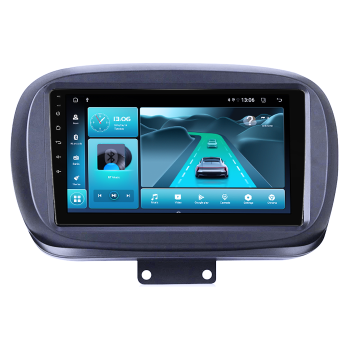 Navigatie dedicata Fiat 500X 2014-2020, 8GB RAM 128GB ROM, Octacore, Platforma TS18, Android 13, Display QLED 9”, Suporta camera 360º, DSP, Carplay&Android Auto, SIM 4G, Ventilator Activ [4]