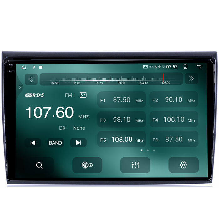 Navigatie dedicata Fiat Bravo 2007-2012, 4GB RAM 64GB ROM, Quadcore, Android 14, Display QLED 1K 9", DSP, Carplay&Android Auto, Suport camere AHD [3]