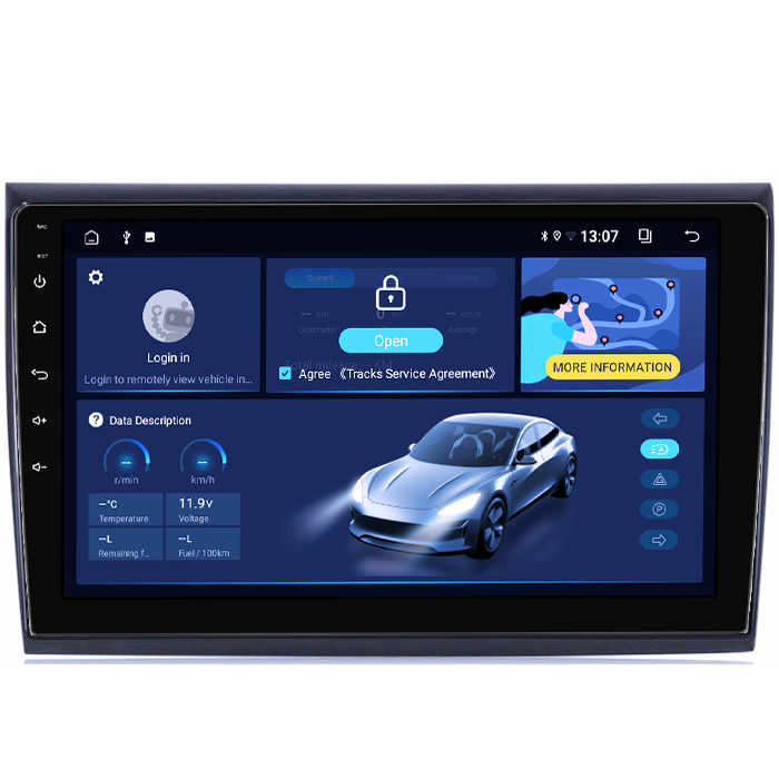 Navigatie dedicata Fiat Bravo 2007-2012, 8GB RAM 128GB ROM, Octacore, Platforma TS18, Android 13, Display QLED 9”, Suporta camera 360º, DSP, Carplay&Android Auto, SIM 4G, Ventilator Activ [2]