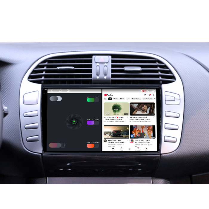 Navigatie dedicata Fiat Bravo 2008-2015, 4GB RAM 64GB ROM, Procesor Qualcomm Octacore, Android 14, Rezolutie 2K, Display QLED 9", DSP, Carplay&Android Auto, SIM 4G [5]