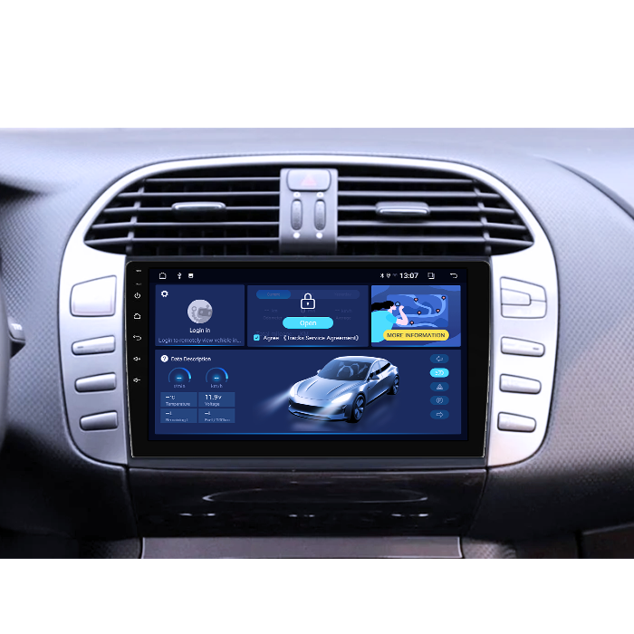 Navigatie dedicata Fiat Bravo 2008-2015, 8GB RAM 128GB ROM, Octacore, Platforma TS18, Android 13, Display QLED 9”, Suporta camera 360º, DSP, Carplay&Android Auto, SIM 4G, Ventilator Activ [2]