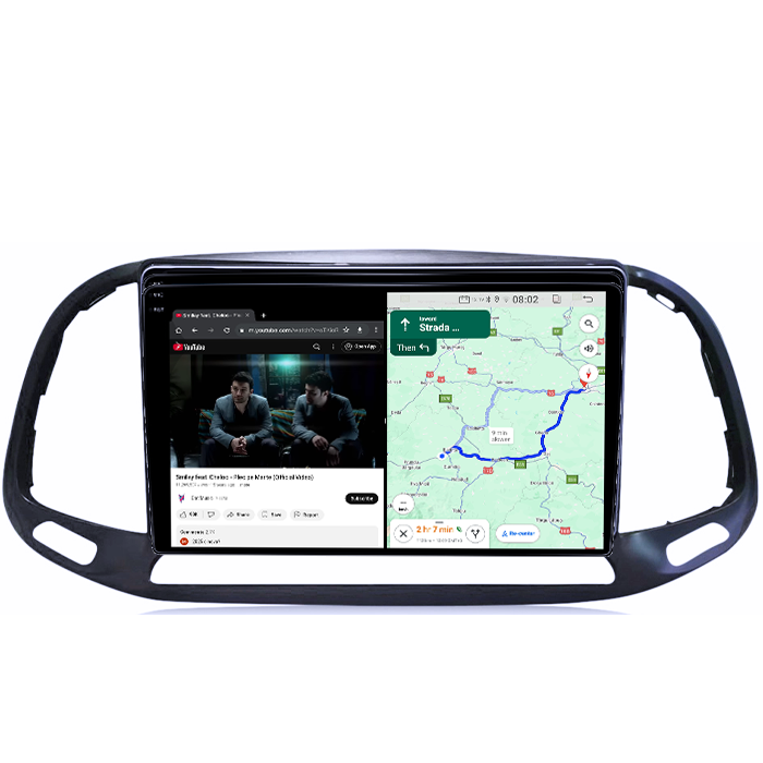 Navigatie dedicata Fiat Doblo 2015-2019, 4GB RAM 64GB ROM, Quadcore, Android 14, Display QLED 1K 9", DSP, Carplay&Android Auto, Suport camere AHD [4]